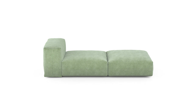 Preset lounger - cord velours - duck egg - 199cm x 84cm