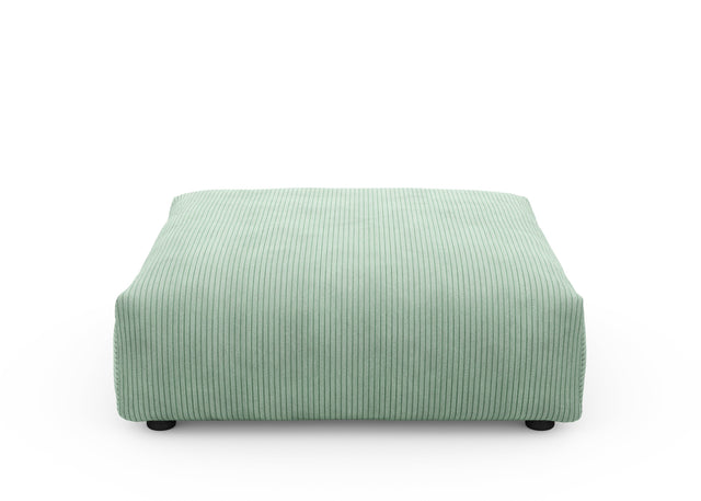 sofa seat - cord velour - duck egg - 105cm x 105cm