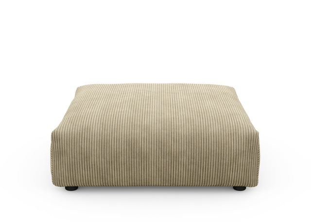 sofa seat - cord velour - khaki - 105cm x 105cm