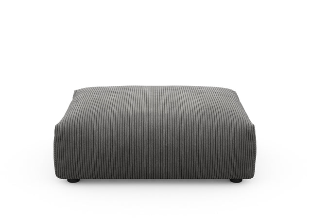 sofa seat - cord velour - dark grey - 105cm x 84cm
