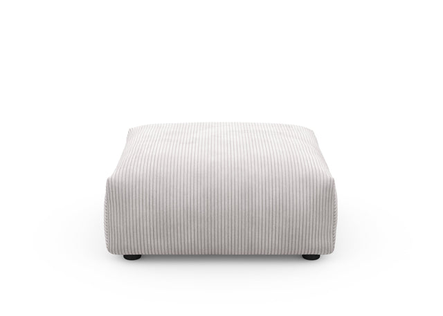 sofa seat - cord velour - platinum - 84cm x 84cm