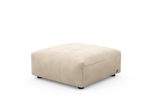 sofa seat - cord velour - sand - 84cm x 84cm