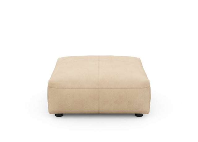 sofa seat - leather - beige - 84cm x 84cm
