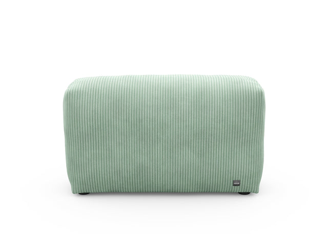 sofa side - cord velour - duck egg - 105cm x 31cm