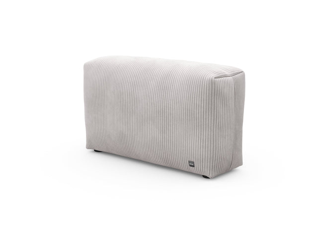 sofa side - cord velour - platinum - 105cm x 31cm