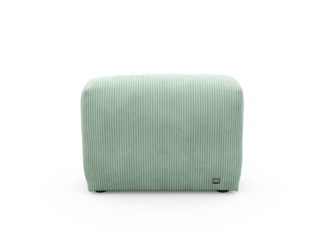 sofa side - cord velour - duck egg - 84cm x 31cm