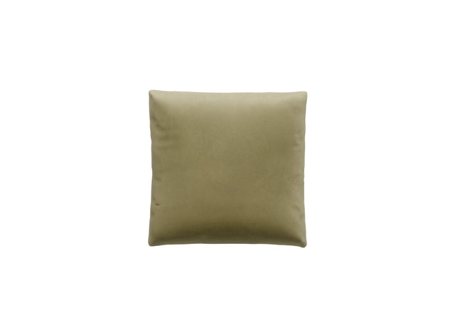 big pillow - leather - olive - 60cm x 60cm