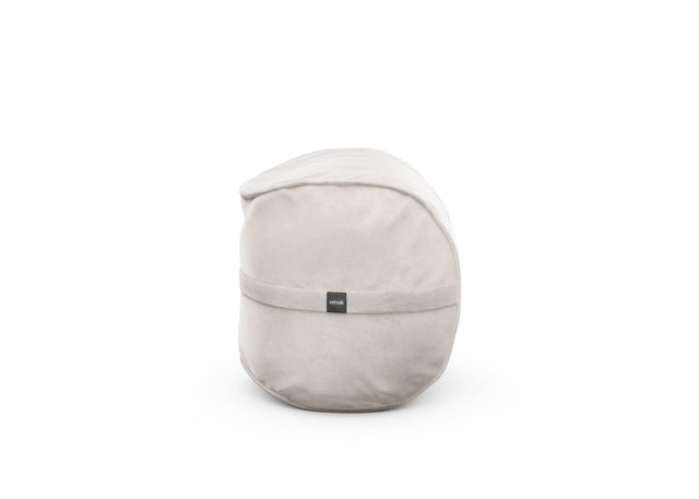 footsak cover - velvet - creme - 60cm x 45cm