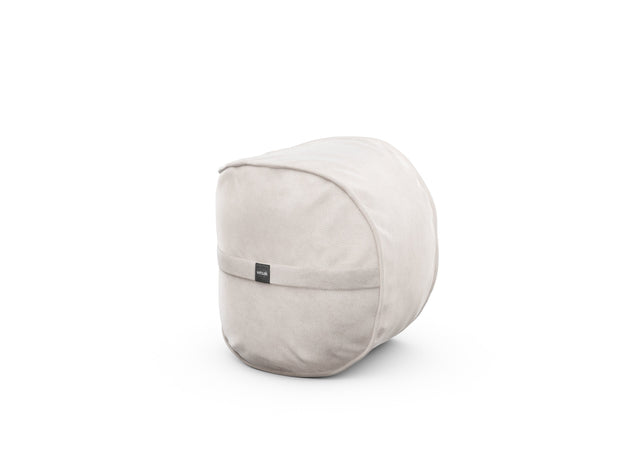 footsak cover - velvet - creme - 60cm x 45cm