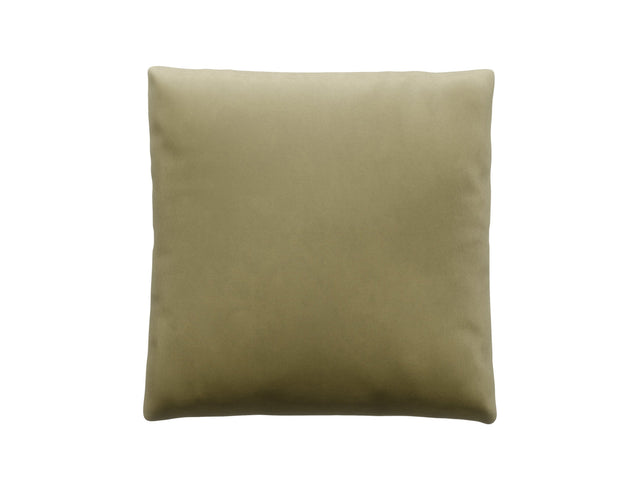 jumbo pillow - leather - olive - 100cm x 100cm