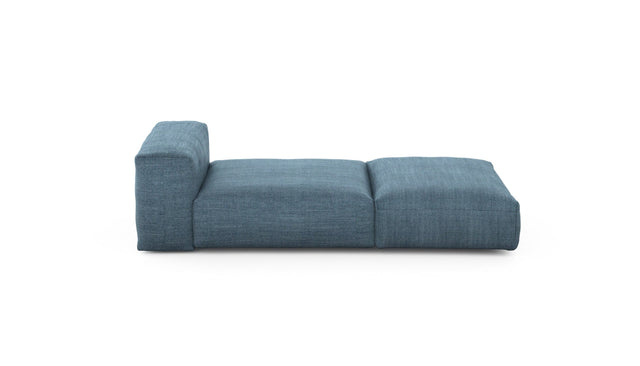Preset lounger - pique - dark blue - 220cm x 105cm