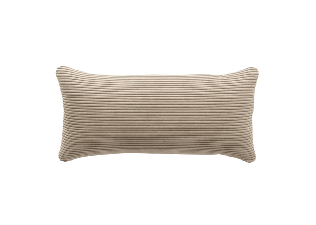 pillow - cord velour - sand - 60cm x 30cm