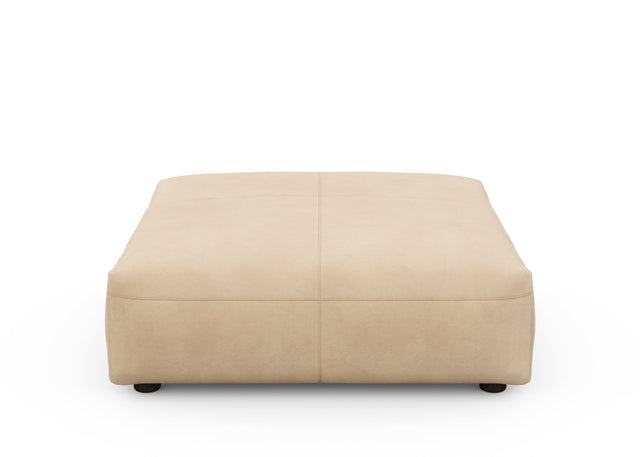 sofa seat cover - leather - beige - 105cm x 105cm