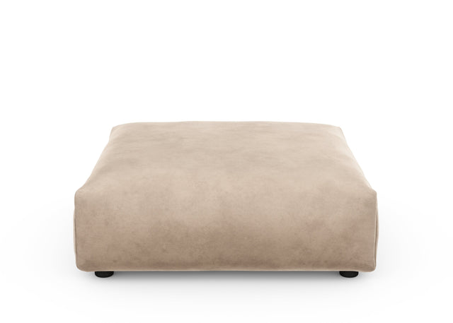 sofa seat cover - velvet - stone - 105cm x 105cm
