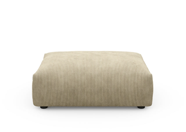 sofa seat cover - cord velour - khaki - 105cm x 84cm