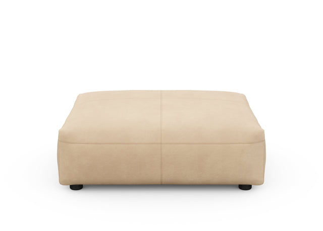 sofa seat cover - leather - beige - 105cm x 84cm