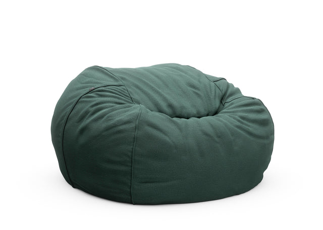 the jumbo beanbag - linen - forest - 140cm x 90cm