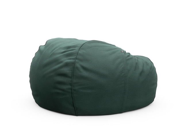 the jumbo beanbag - linen - forest - 140cm x 90cm
