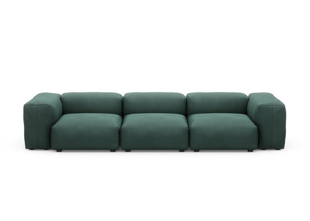 Preset three module sofa - linen - forest - 314cm x 115cm