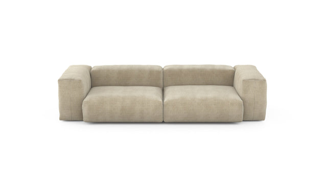 Preset two module sofa - cord velours - sand - 272cm x 115cm