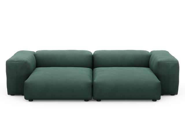 Preset two module sofa - linen - forest - 272cm x 136cm
