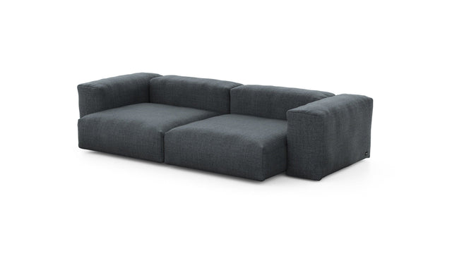 Preset two module sofa - pique - dark grey - 272cm x 136cm